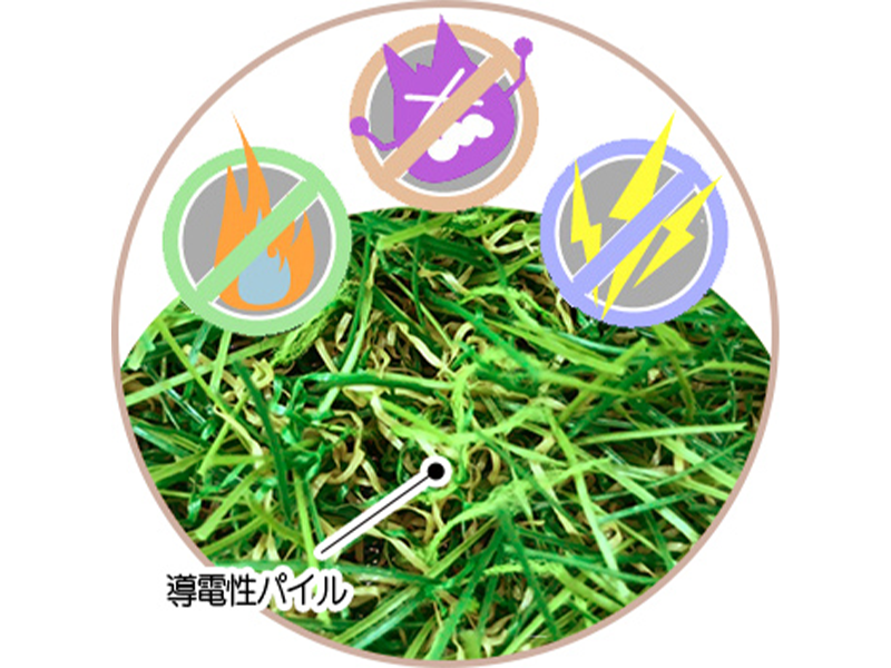 防炎機能・静電気抑制機能・抗菌機能