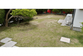 人工芝DIY　施工前
