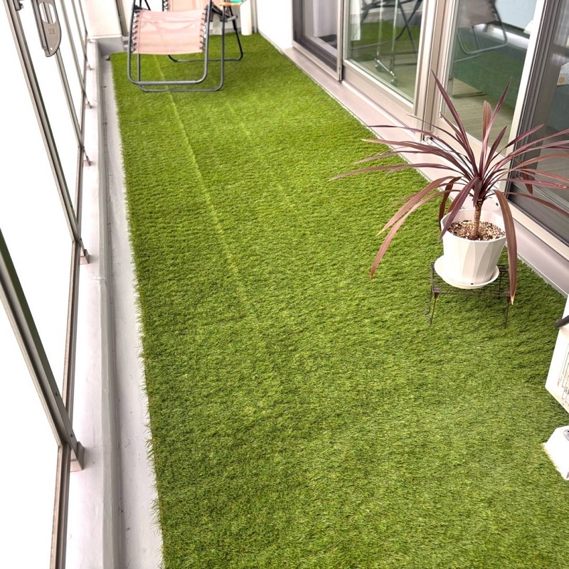 ベランダ人工芝施工後