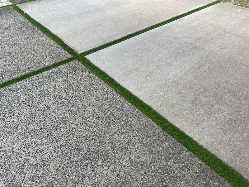 目地用人工芝設置後1