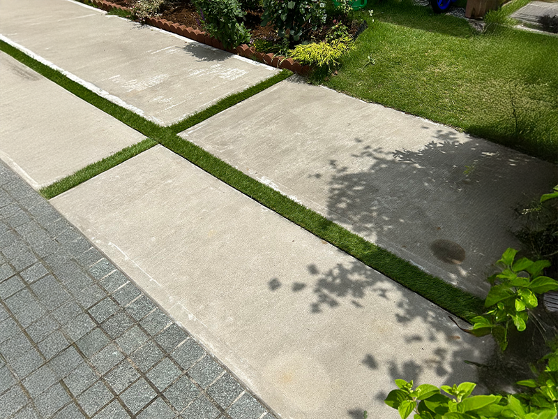 目地用人工芝設置後2