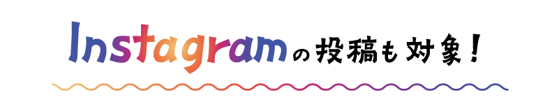 インスタグラムの投稿も対象pc