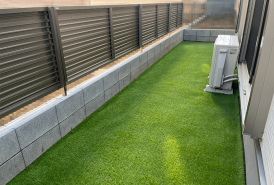 人工芝施工後①庭